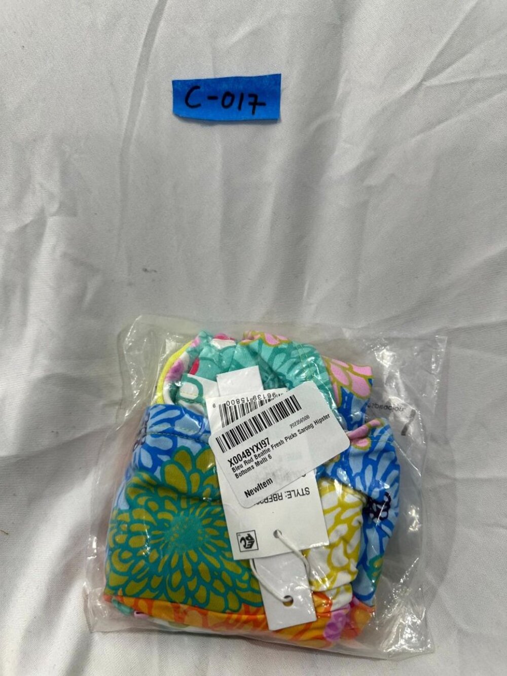 Bleu Rod Beattie Womens Sarong Hipster Bottoms Fresh Picks Multi Size 6 - Picture 2 of 2